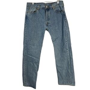Levi Strauss Co Jeans Mens Size 34W 30L Blue Classic Button Fly